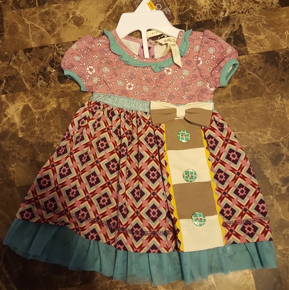 Matilda Jane Out of the way dress with diaper cove